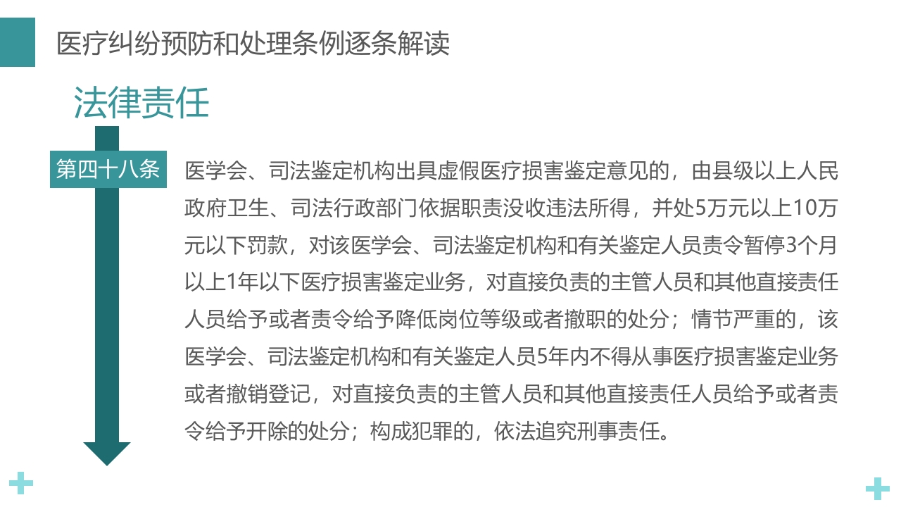 医疗纠纷预防和处理条例PPT课件46