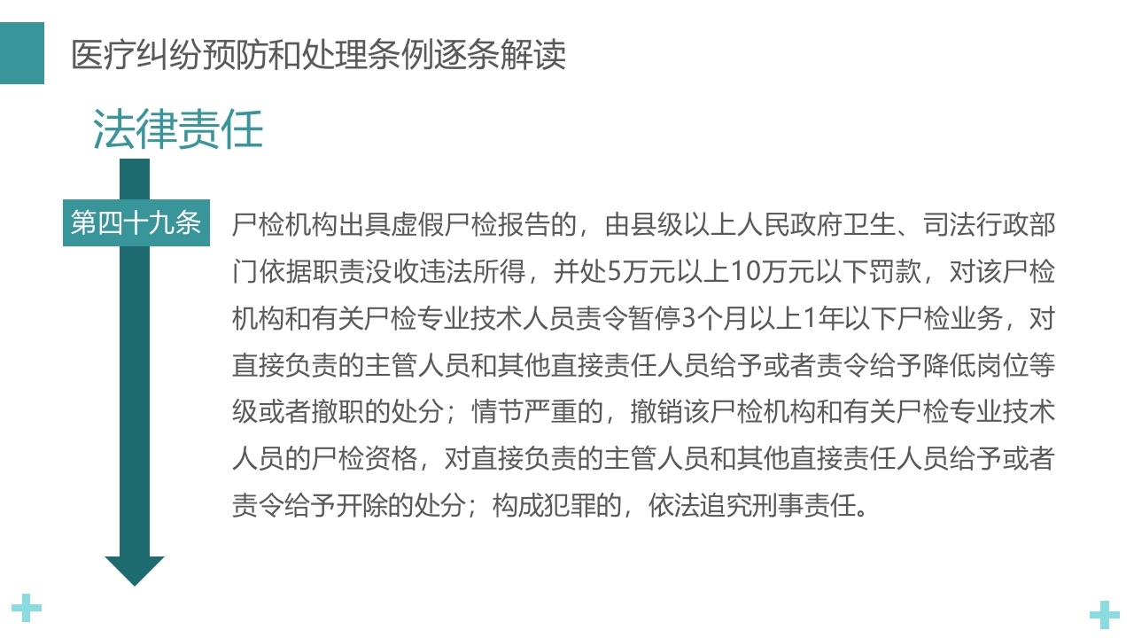 医疗纠纷预防和处理条例PPT课件47