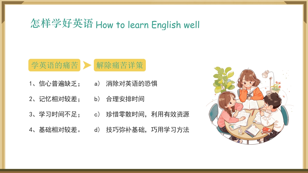 初中英语开学第一课主题班会PPT课件11