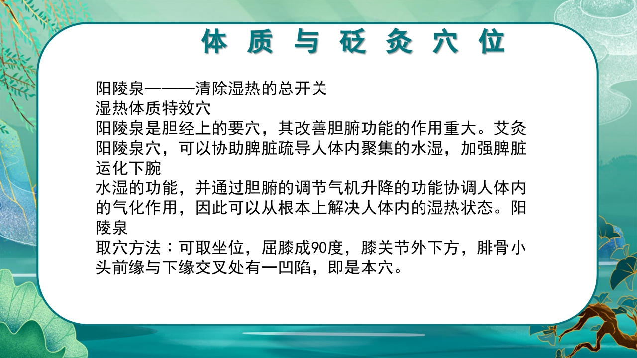 中医九种体质养生PPT课件31