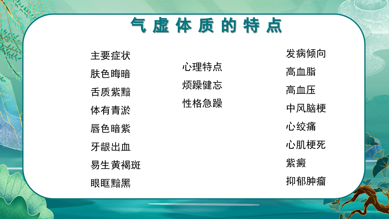 中医九种体质养生PPT课件53