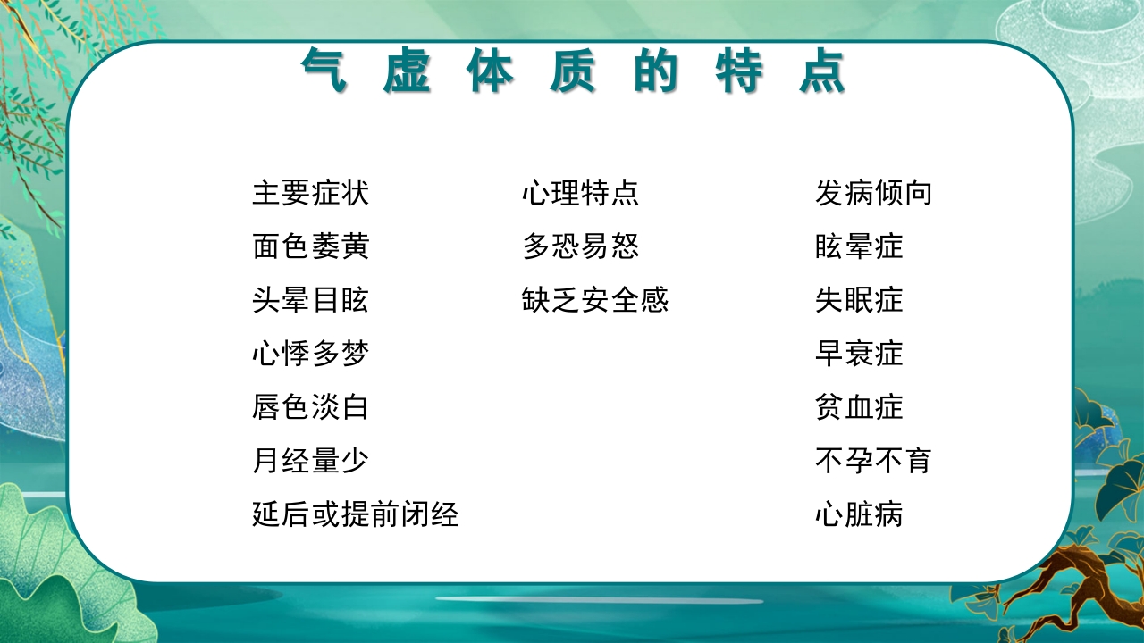 中医九种体质养生PPT课件60