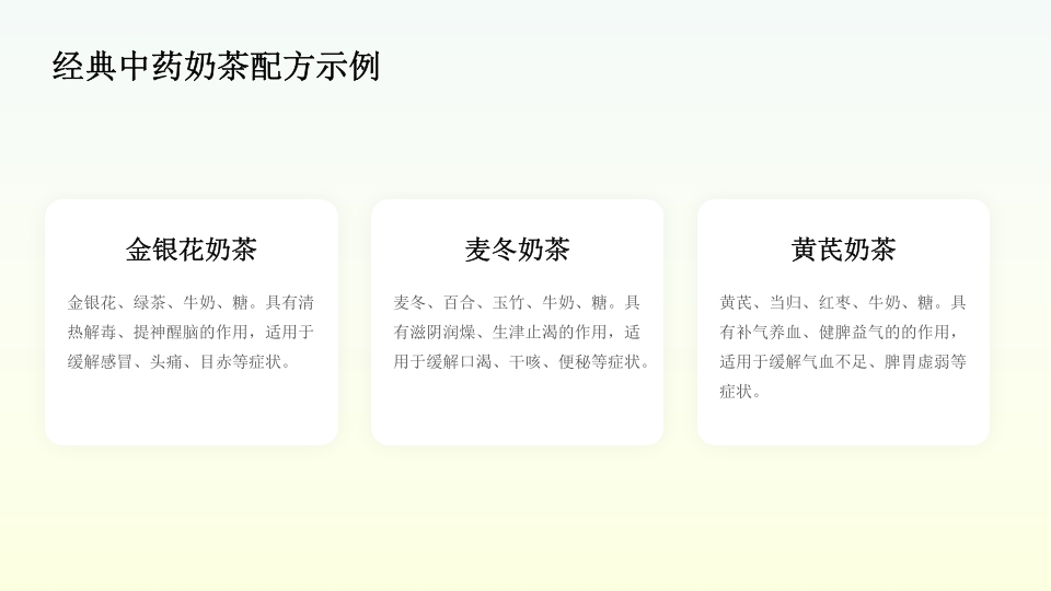 中药奶茶介绍PPT课件下载17