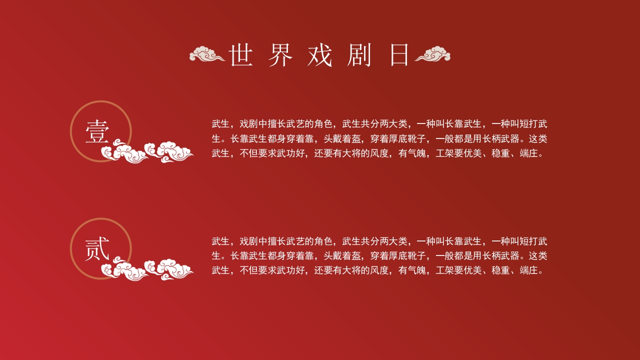 世界戏剧日中国传统戏曲艺术文化介绍PPT课件24