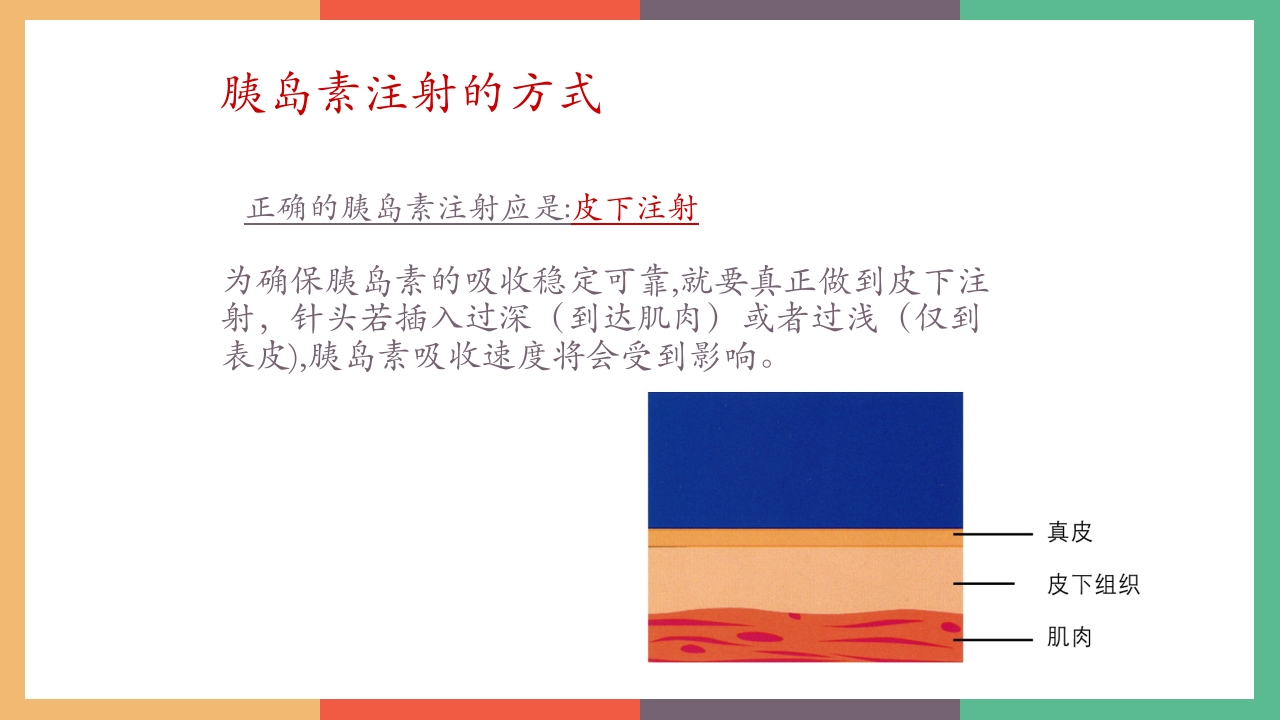 胰岛素的保存及注射方法PPT课件8