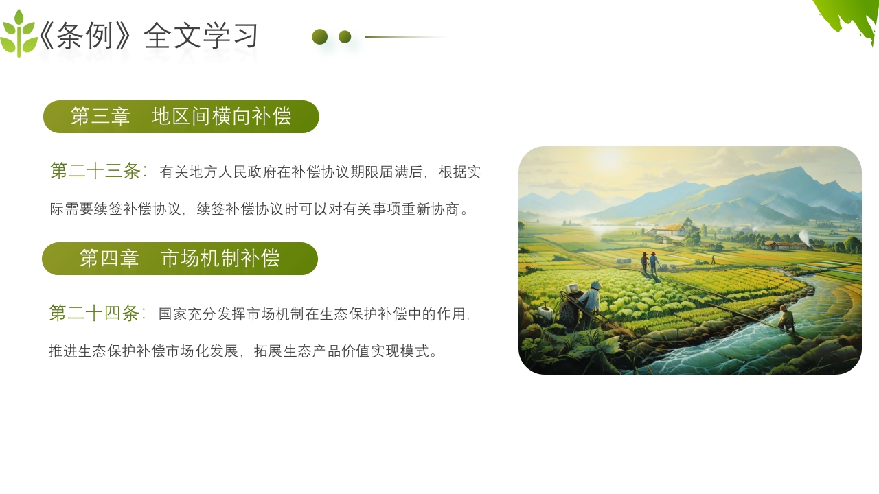 农业生态保护补偿条例PPT课件27