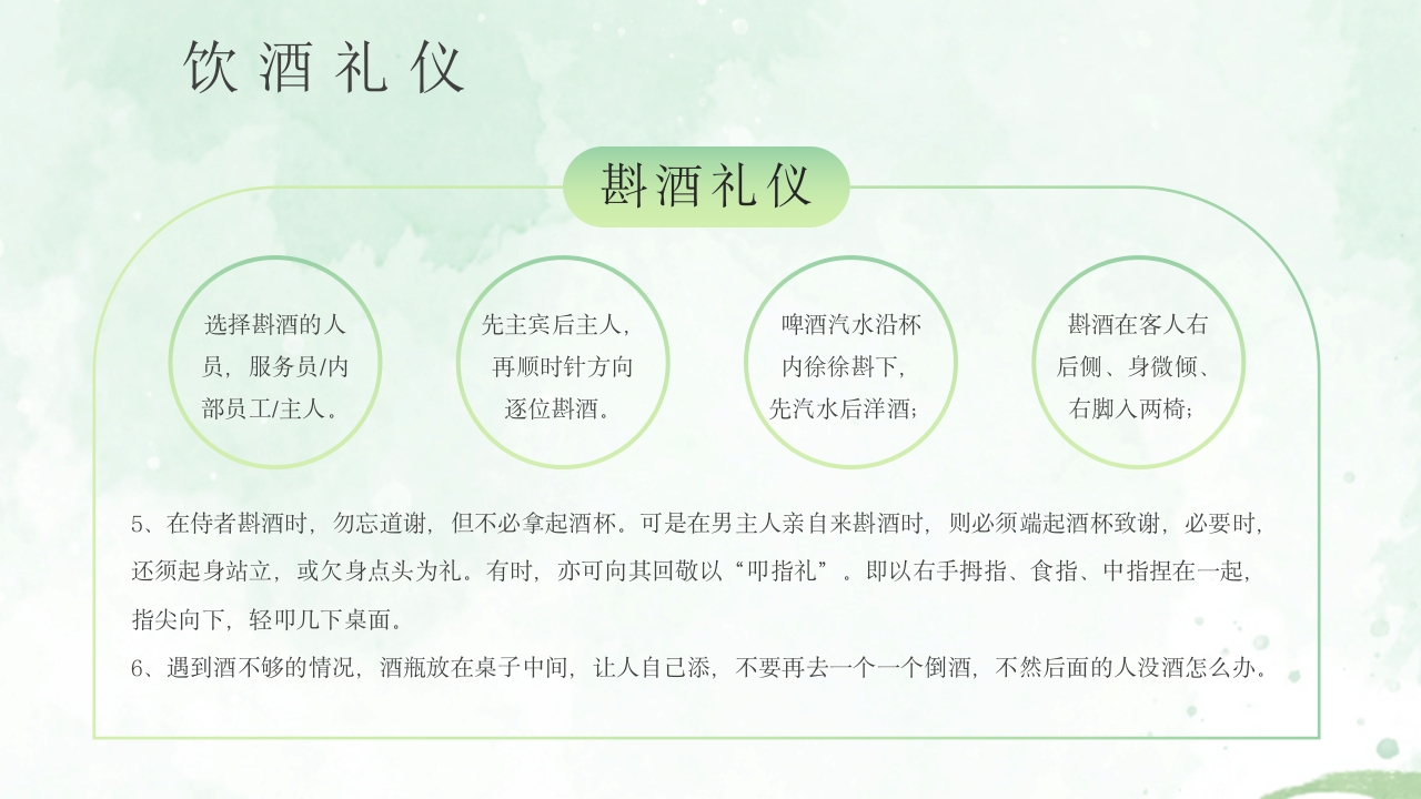 酒桌文化社交礼仪培训PPT课件22