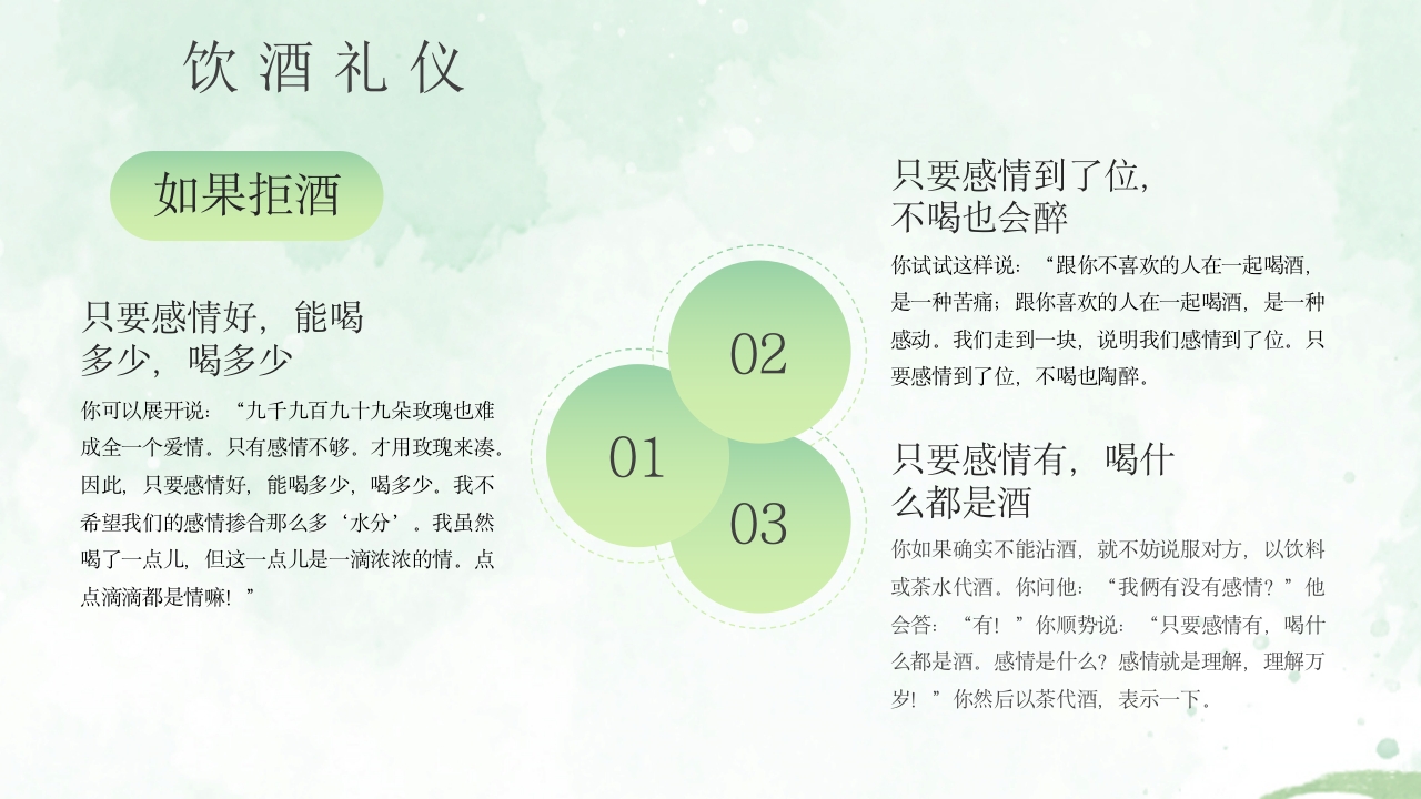 酒桌文化社交礼仪培训PPT课件37