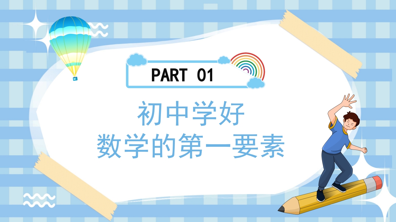 初中数学开学第一课PPT课件3