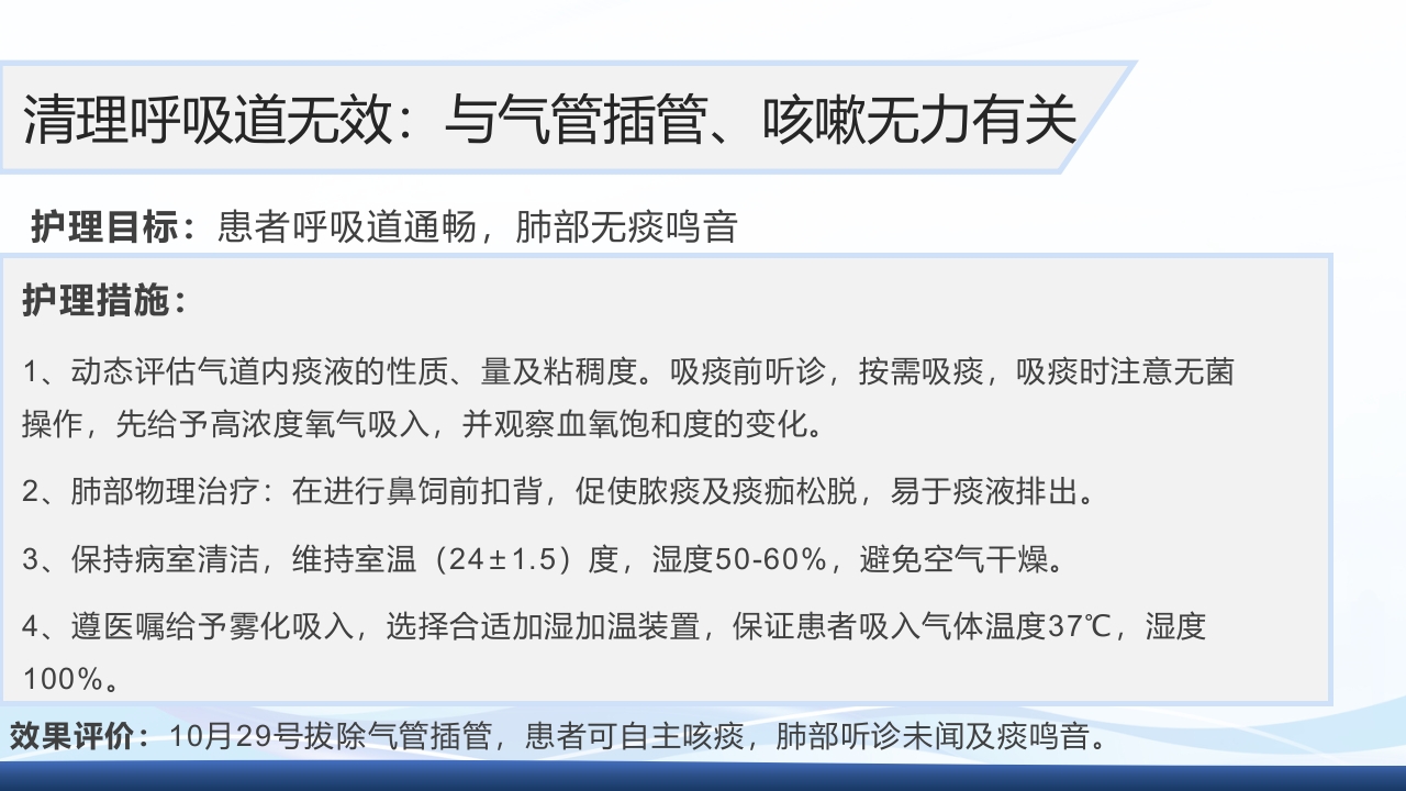 运用罗伊的适应理论模式护理《1例重症肺炎合并 急性呼吸衰竭的患者》PPT课件33