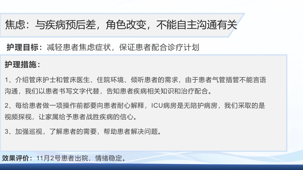 运用罗伊的适应理论模式护理《1例重症肺炎合并 急性呼吸衰竭的患者》PPT课件37