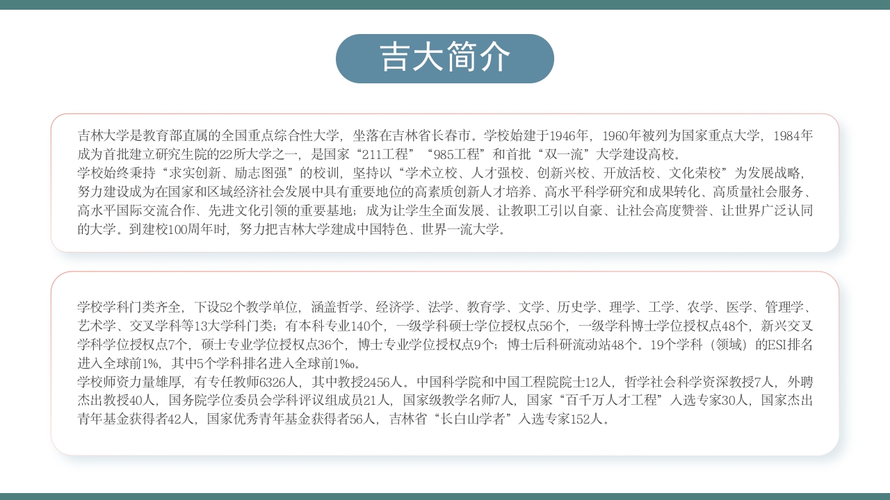 吉林大学介绍ppt课件4