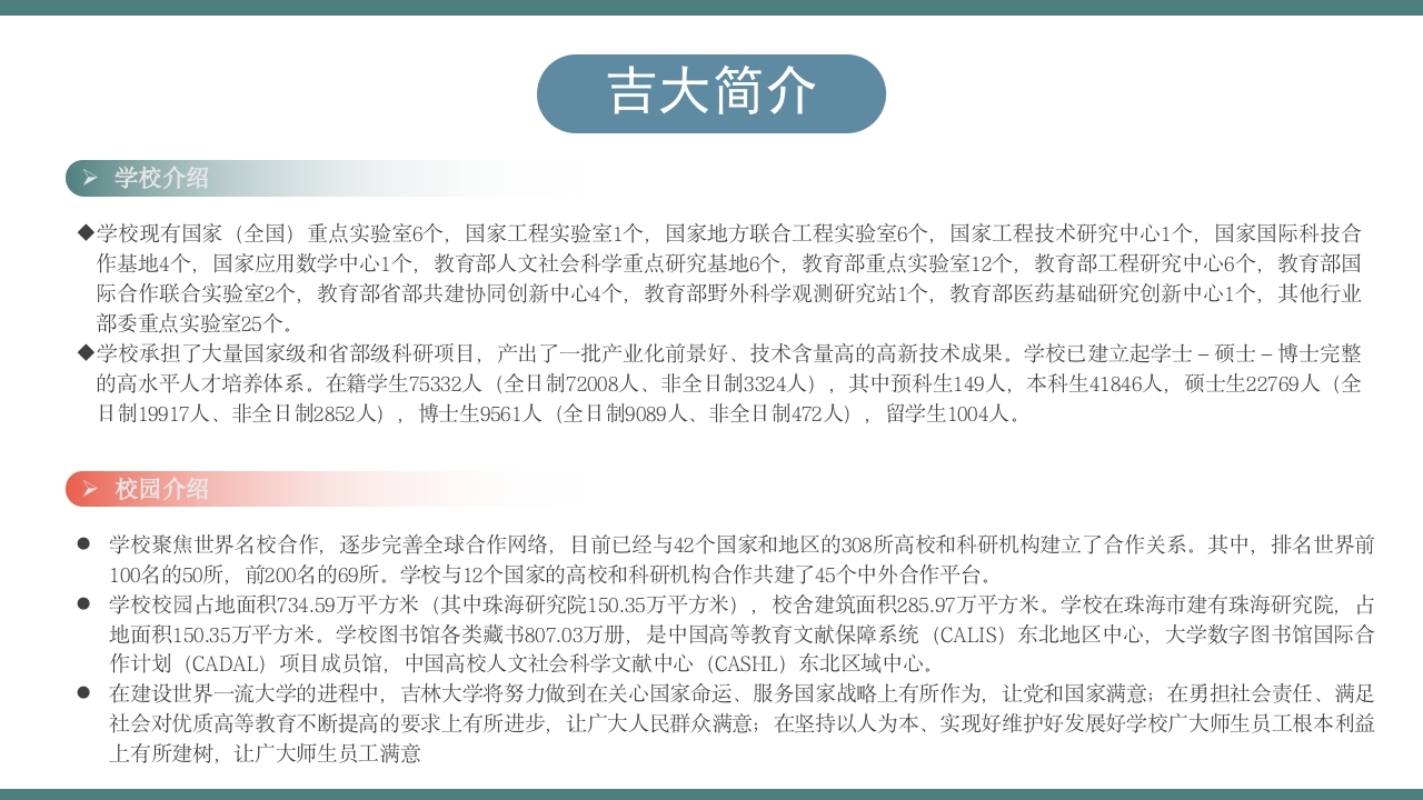 吉林大学介绍ppt课件5