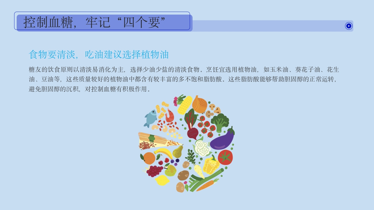 糖尿病健康教育血糖控制好饮食很重要PPT课件20