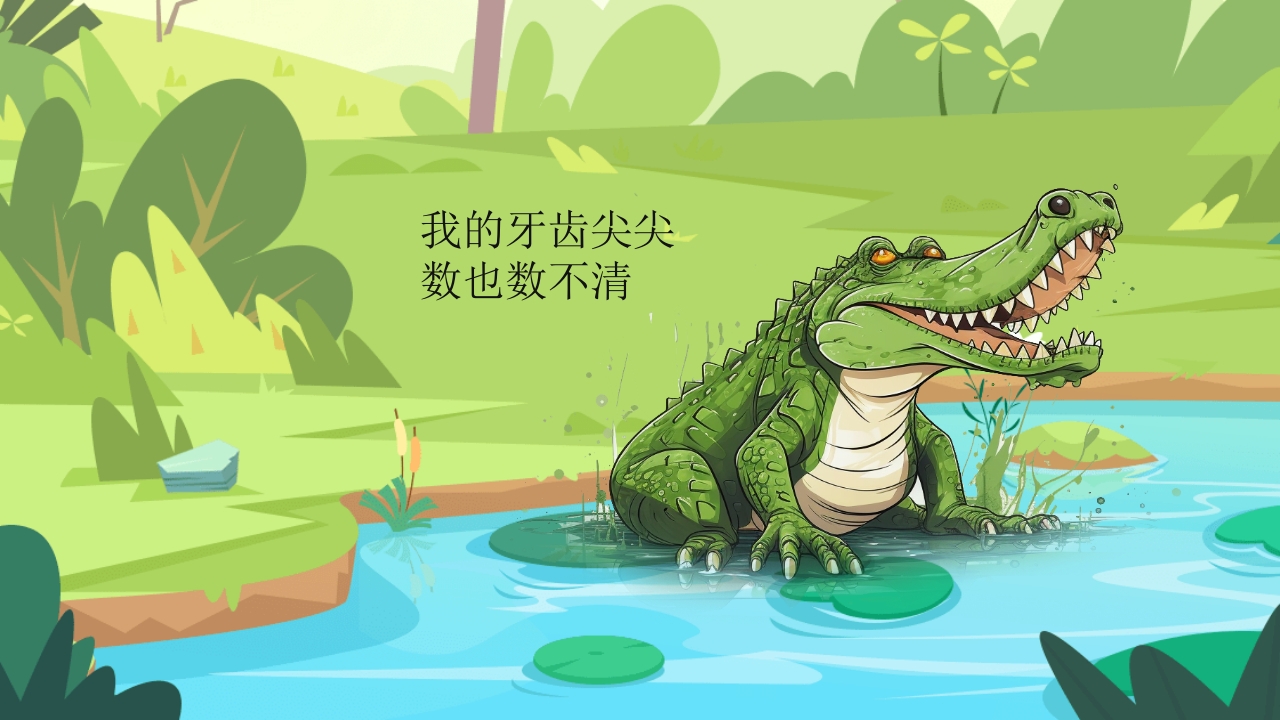鳄鱼小赖皮儿童绘本故事PPT课件9