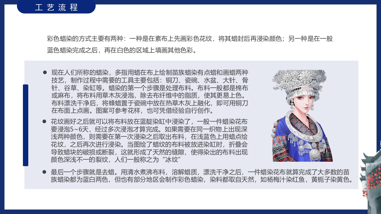 非遗系列之苗族蜡染文化介绍PPT课件10