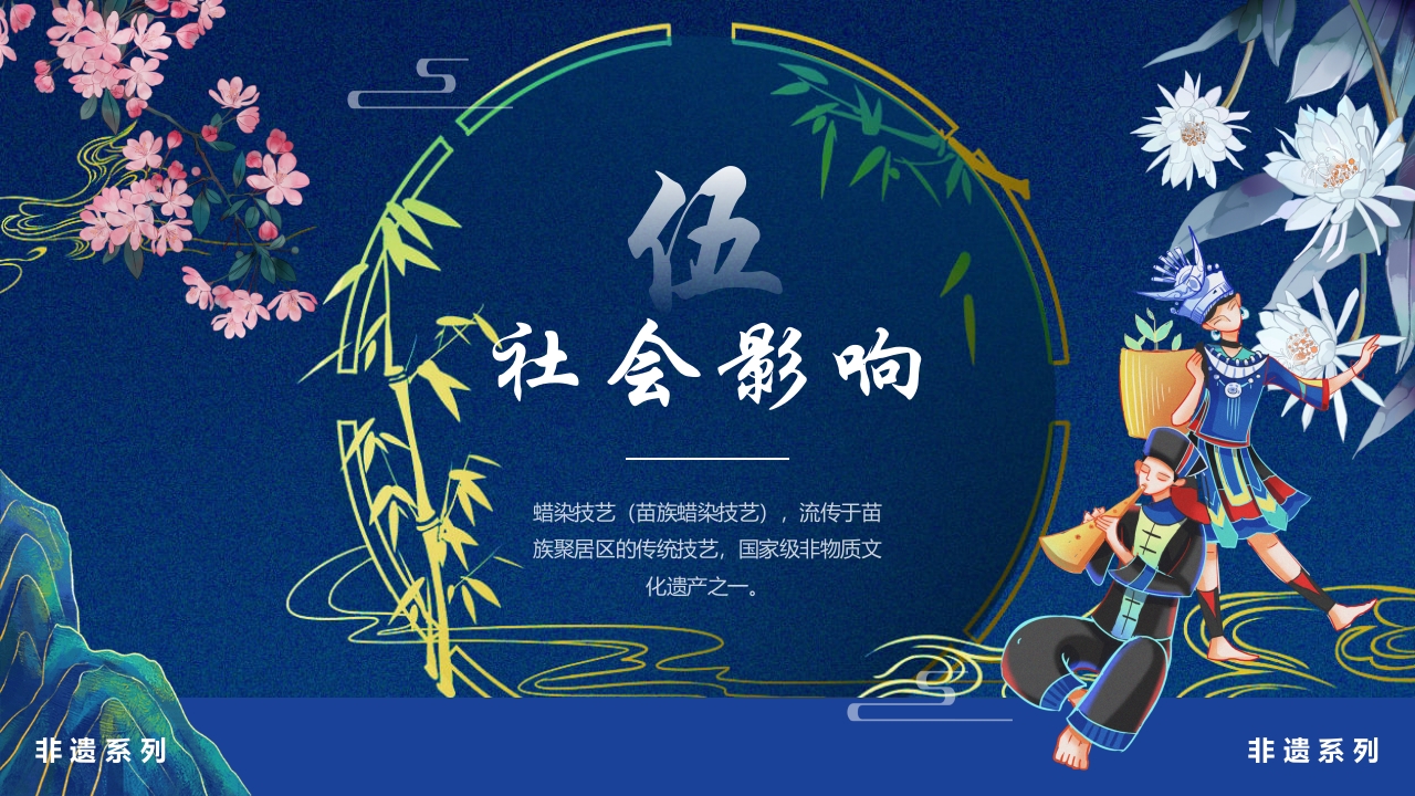 非遗系列之苗族蜡染文化介绍PPT课件15