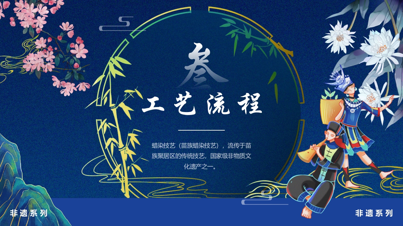 非遗系列之苗族蜡染文化介绍PPT课件8
