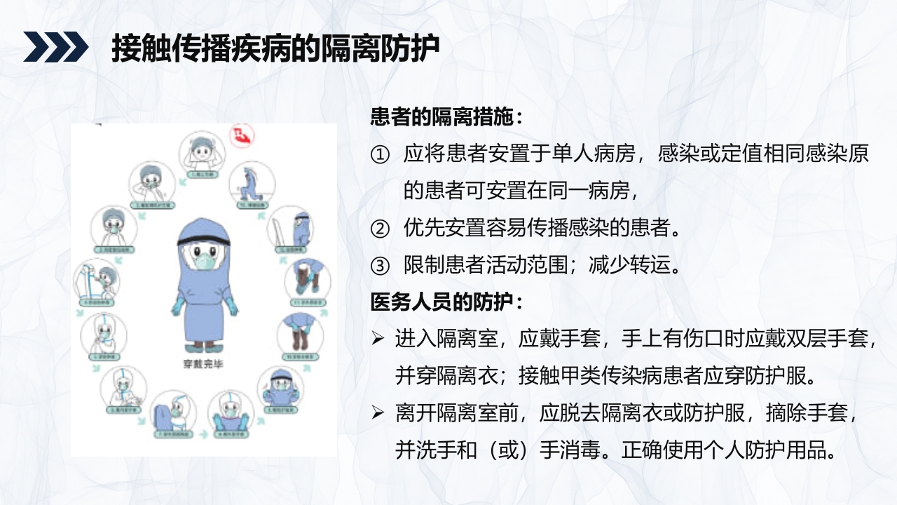 标准预防与隔离技术知识课件PPT27