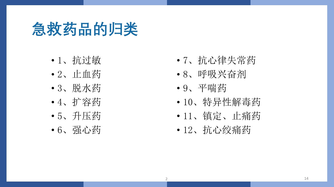 心跳呼吸骤停抢救流程及急救药品知识PPT课件14