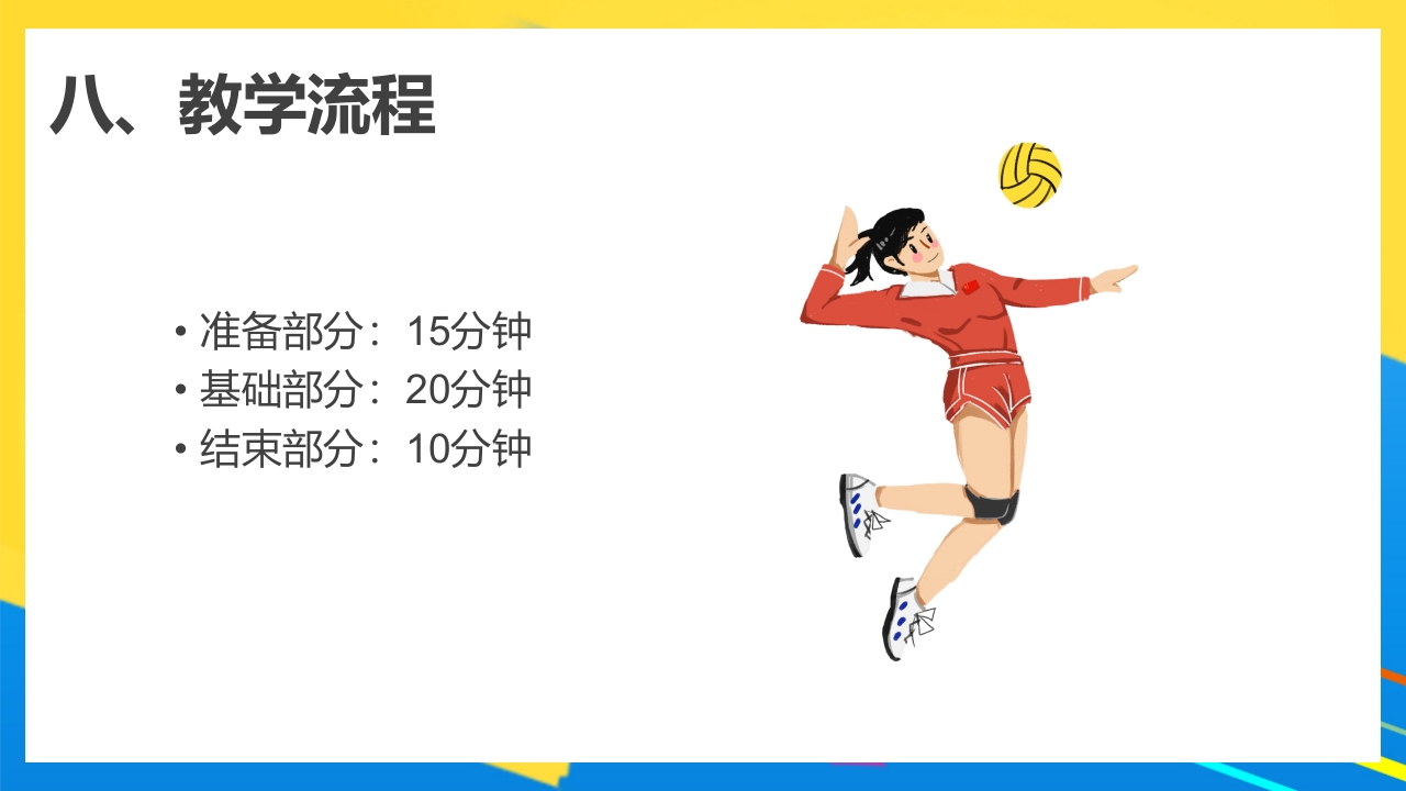 排球正面双手垫球说课PPT课件26