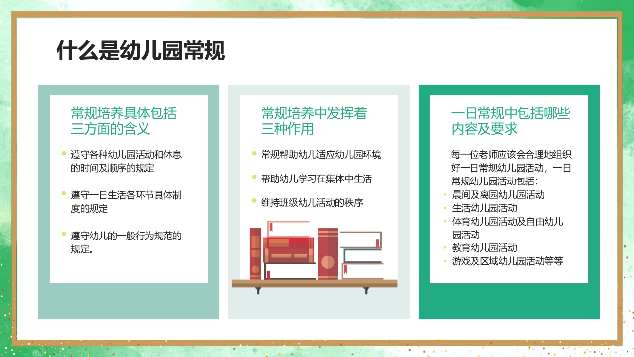 幼儿园教师一日活动常规教学培训PPT课件5