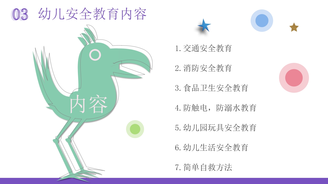 幼儿园安全教育专题培训PPT课件14