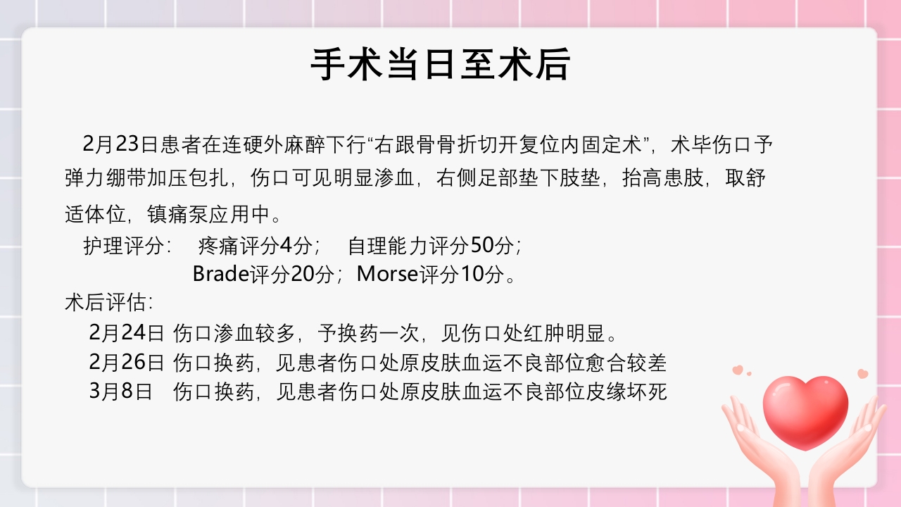 跟骨骨折个案护理PPT课件40