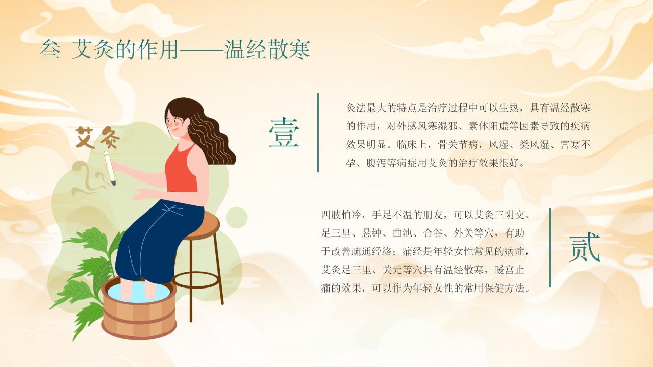 艾灸养生健康相伴PPT课件10