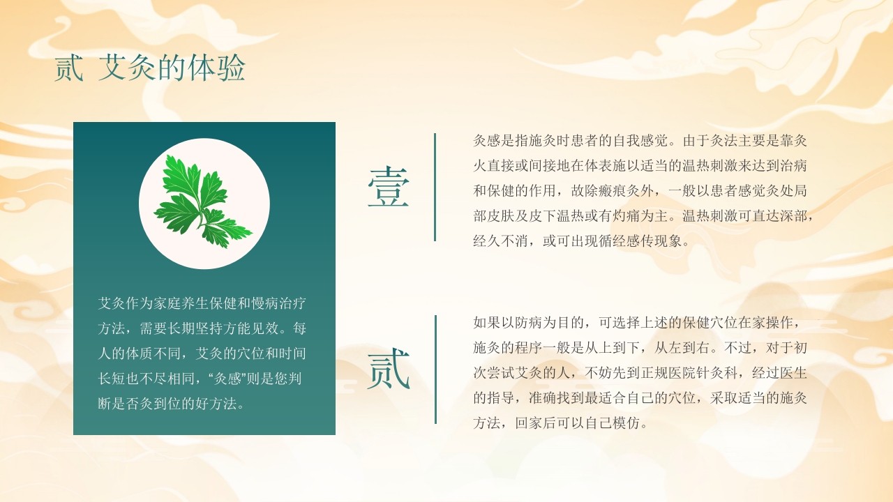 艾灸养生健康相伴PPT课件7