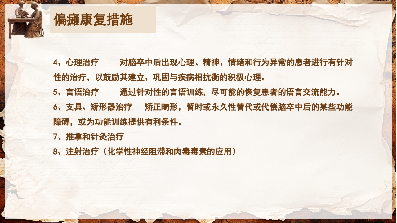 脑卒中的康复针灸理疗护理PPT课件32