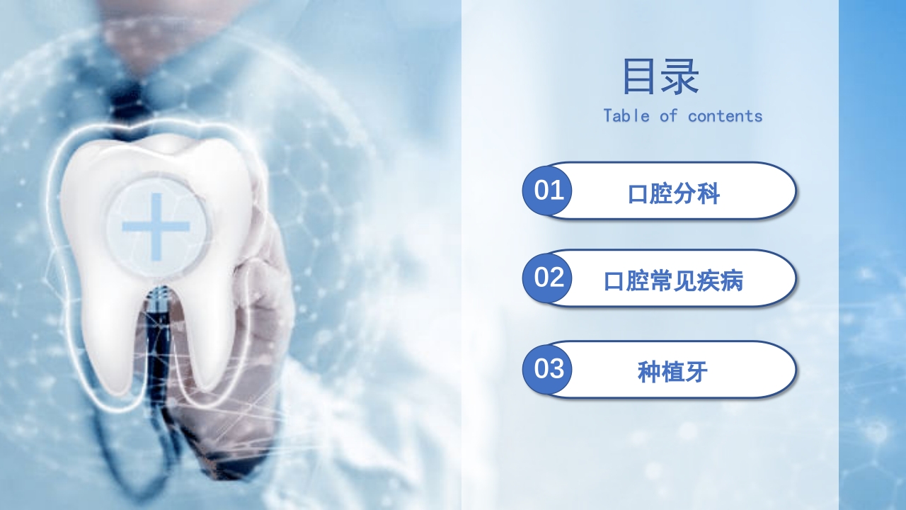 口腔分科及口腔常见疾病PPT课件2