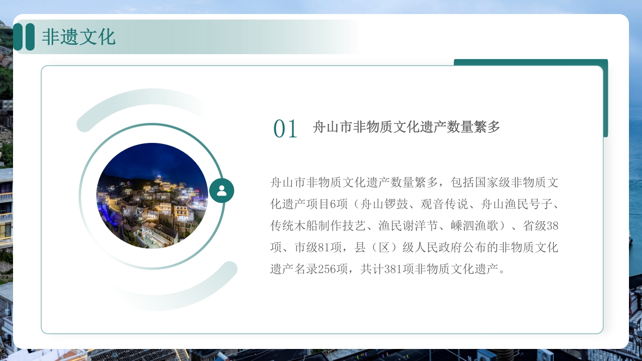 舟山家乡景点旅游介绍ppt课件7