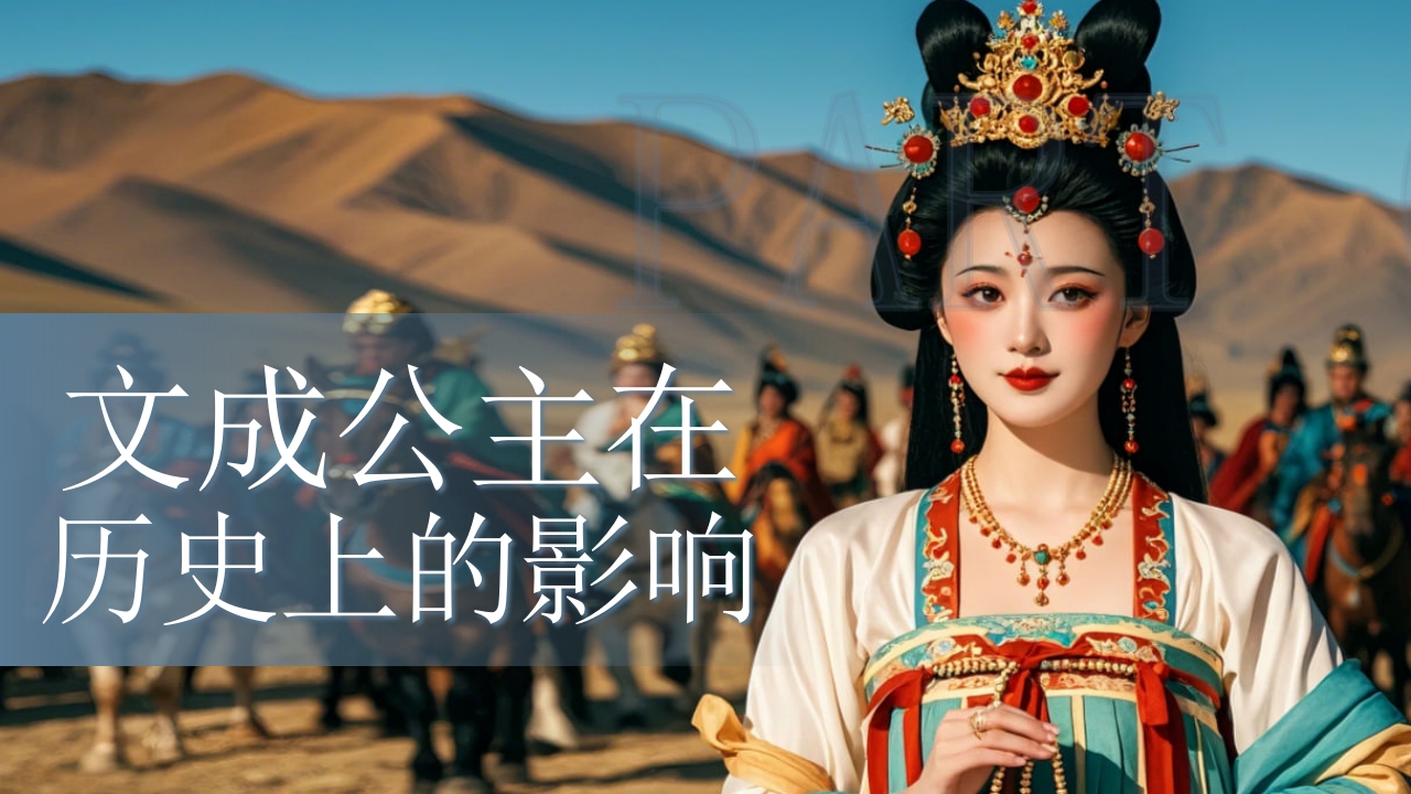 古代历史人物介绍文成公主PPT课件15