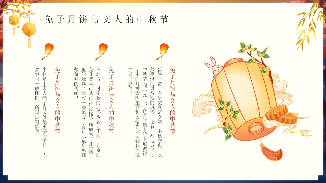 传统中秋节节日介绍PPT课件10