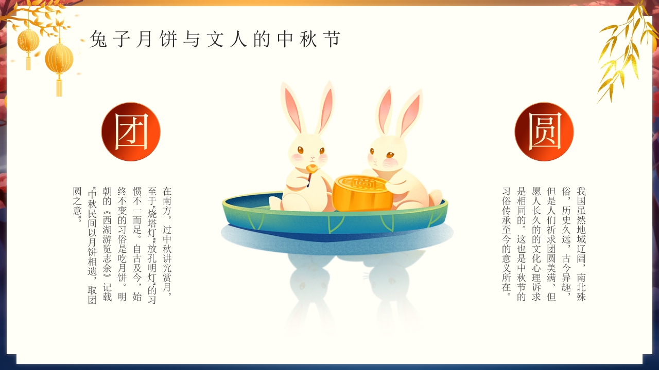 传统中秋节节日介绍PPT课件11