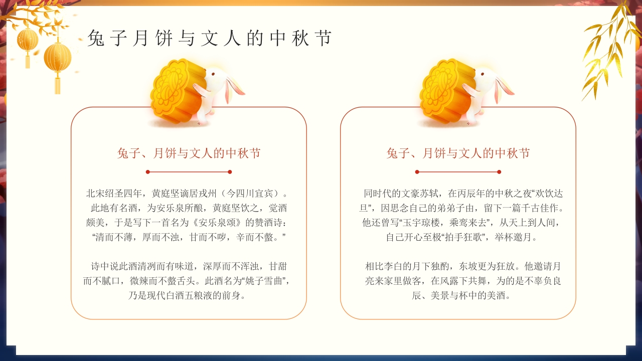 传统中秋节节日介绍PPT课件13
