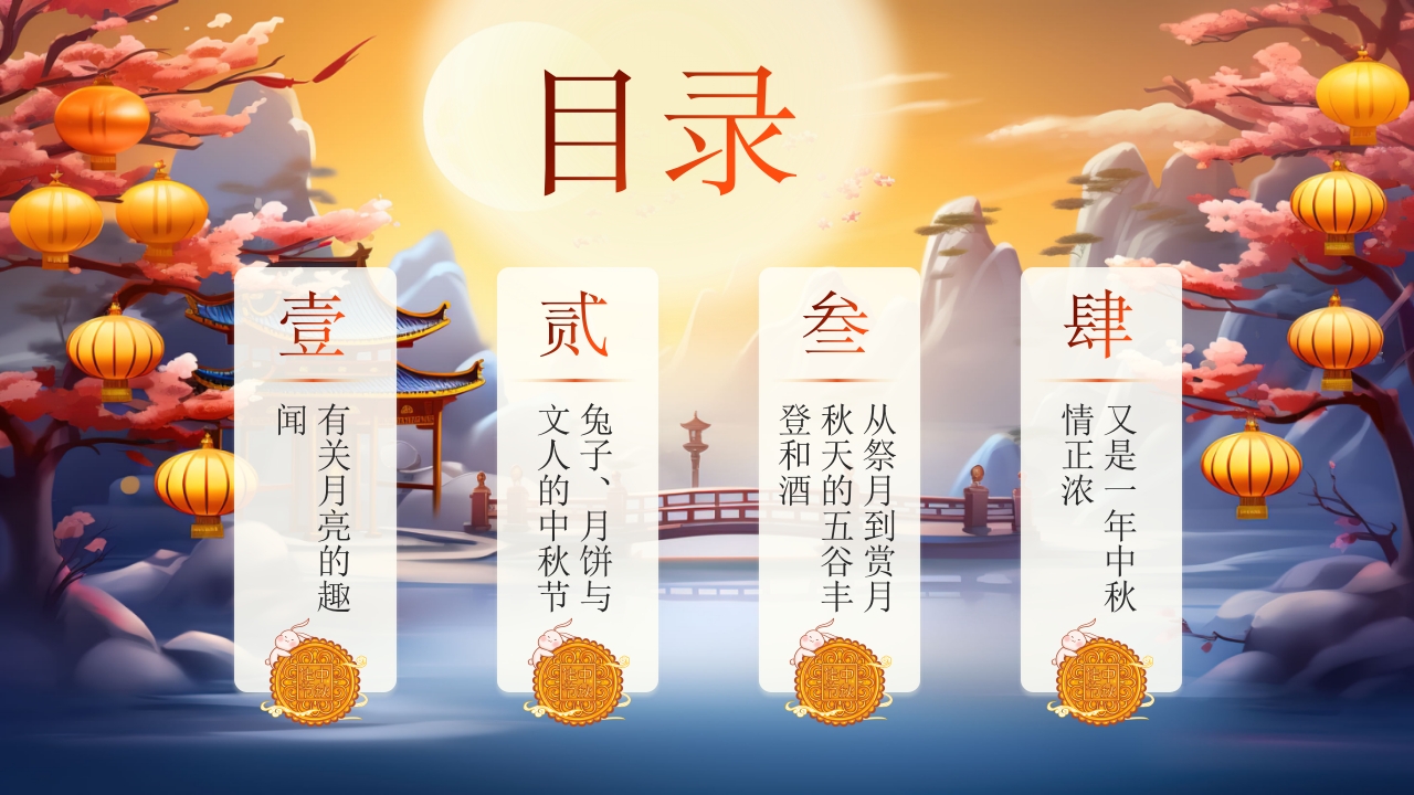 传统中秋节节日介绍PPT课件3