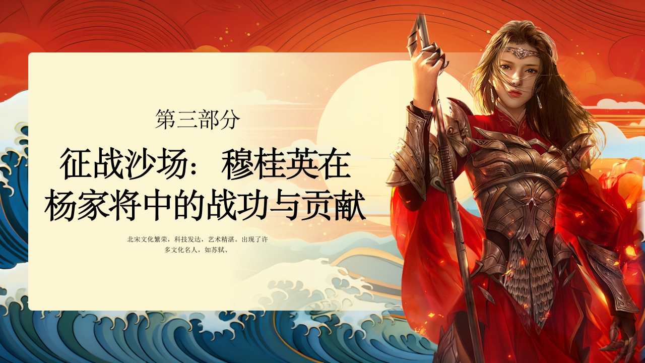 穆桂英人物介绍PPT课件10