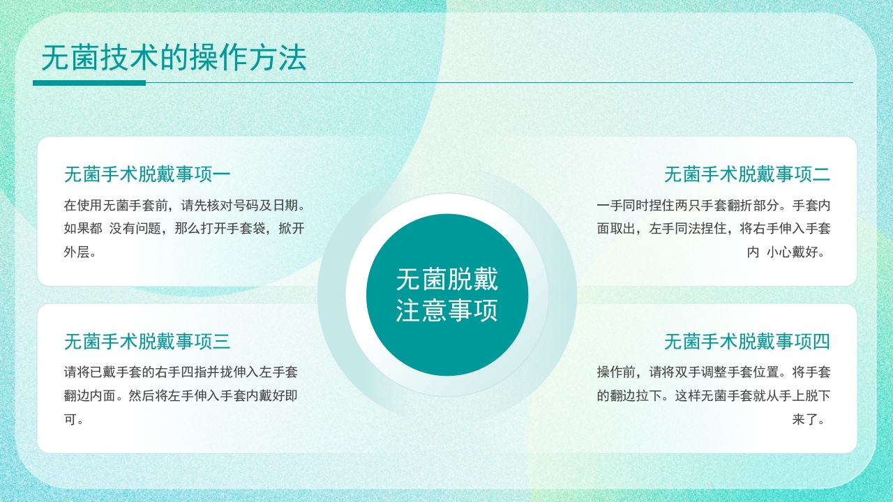 医疗无菌技术操作PPT课件18