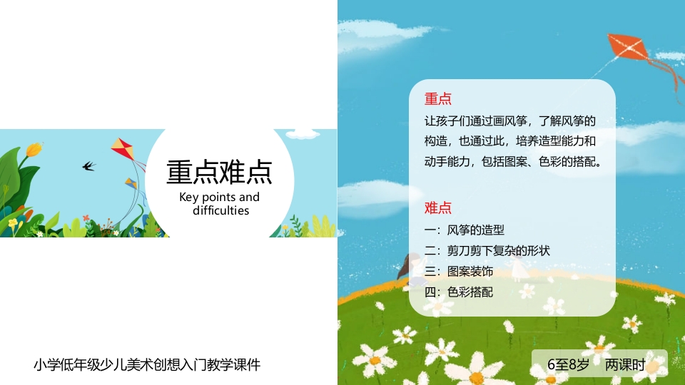 《创想风筝的画法》小学美术少儿第二课时教育教学PPT课件20