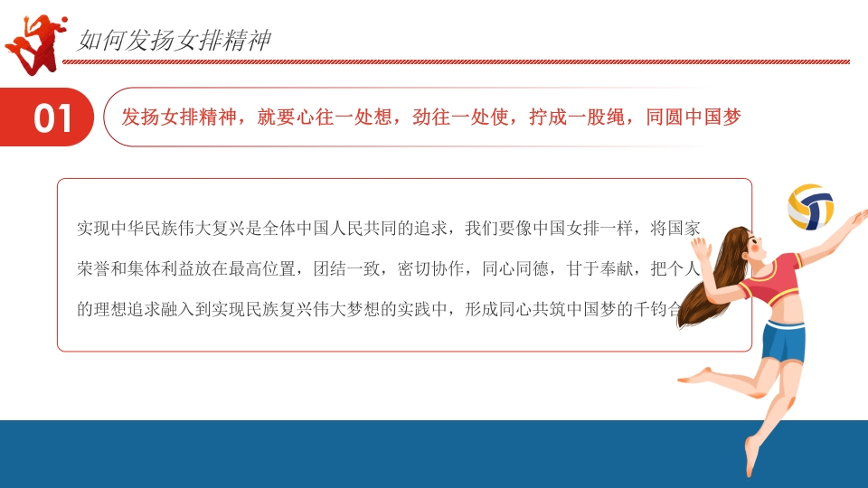 学习女排精神PPT课件26