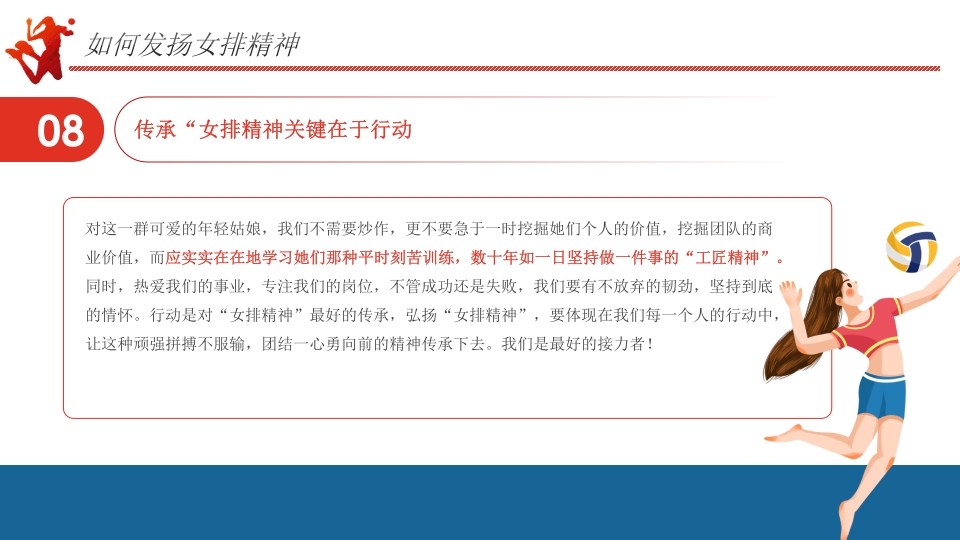 学习女排精神PPT课件33