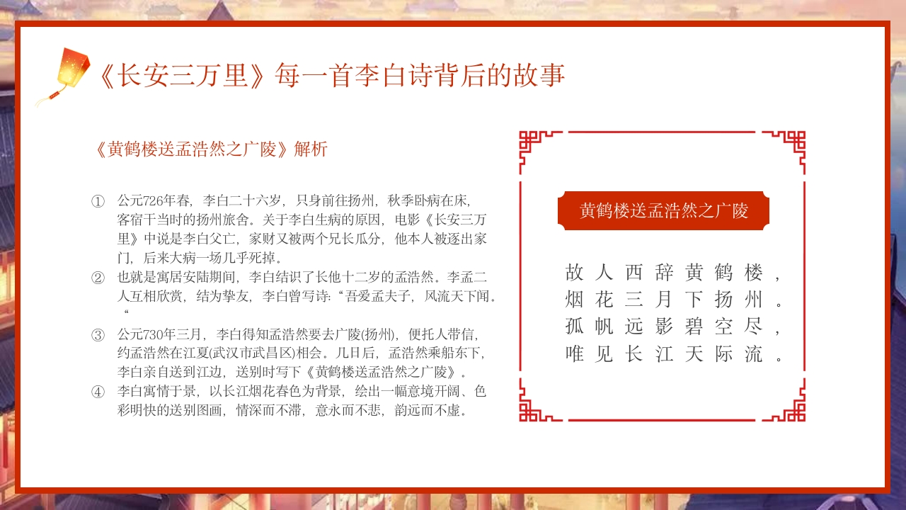 古风长安三万里观影介绍PPT课件14