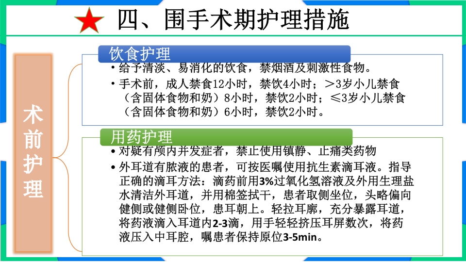 慢性化脓性中耳炎围手术期护理PPT课件8
