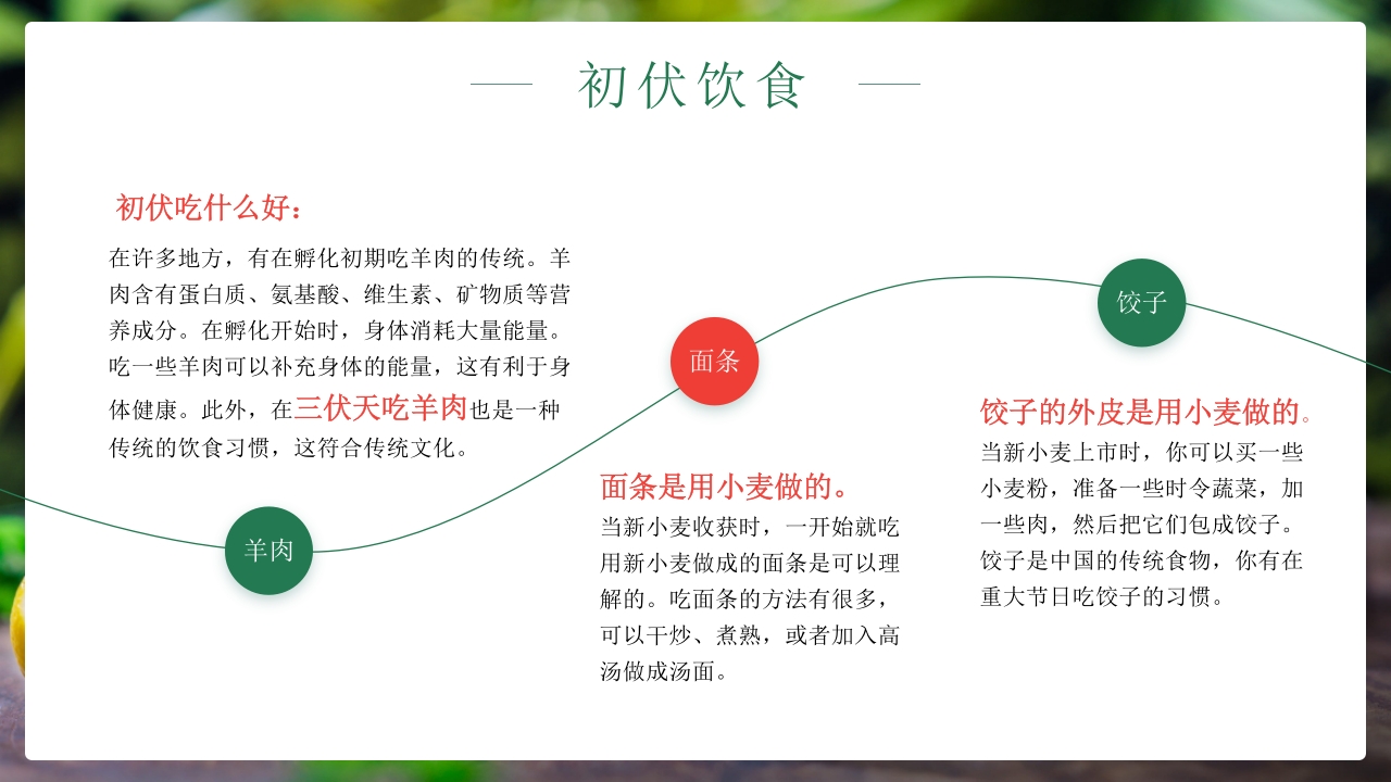 二十四节气之初伏传统文化介绍PPT课件8
