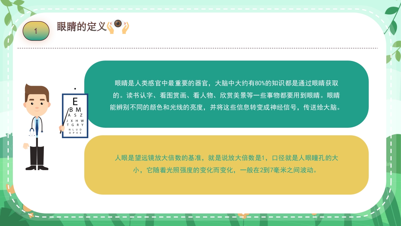 关爱眼睛用眼科普PPT课件4