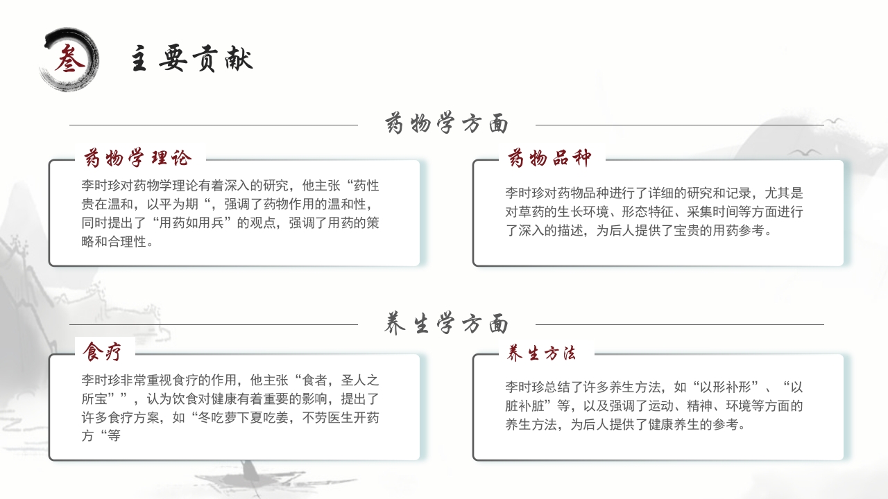 中医李时珍中药之父人物介绍PPT课件12