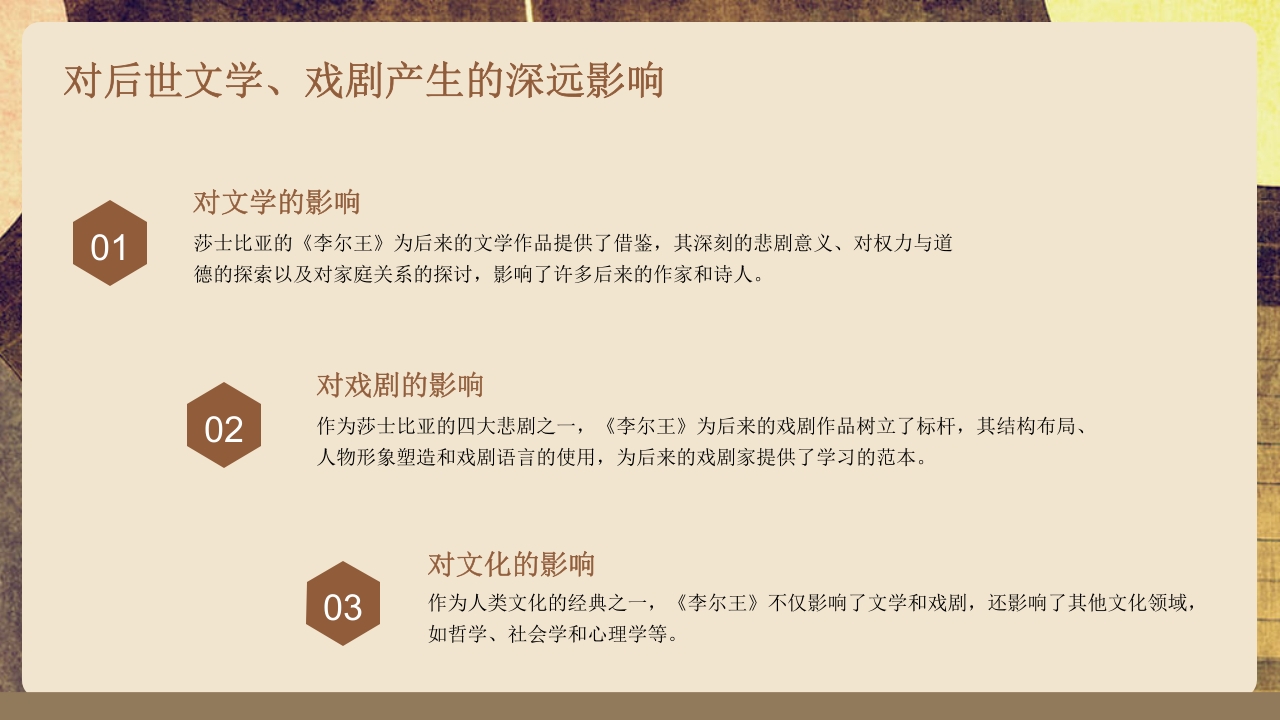 李尔王戏剧鉴赏宣传西方戏剧PPT课件22