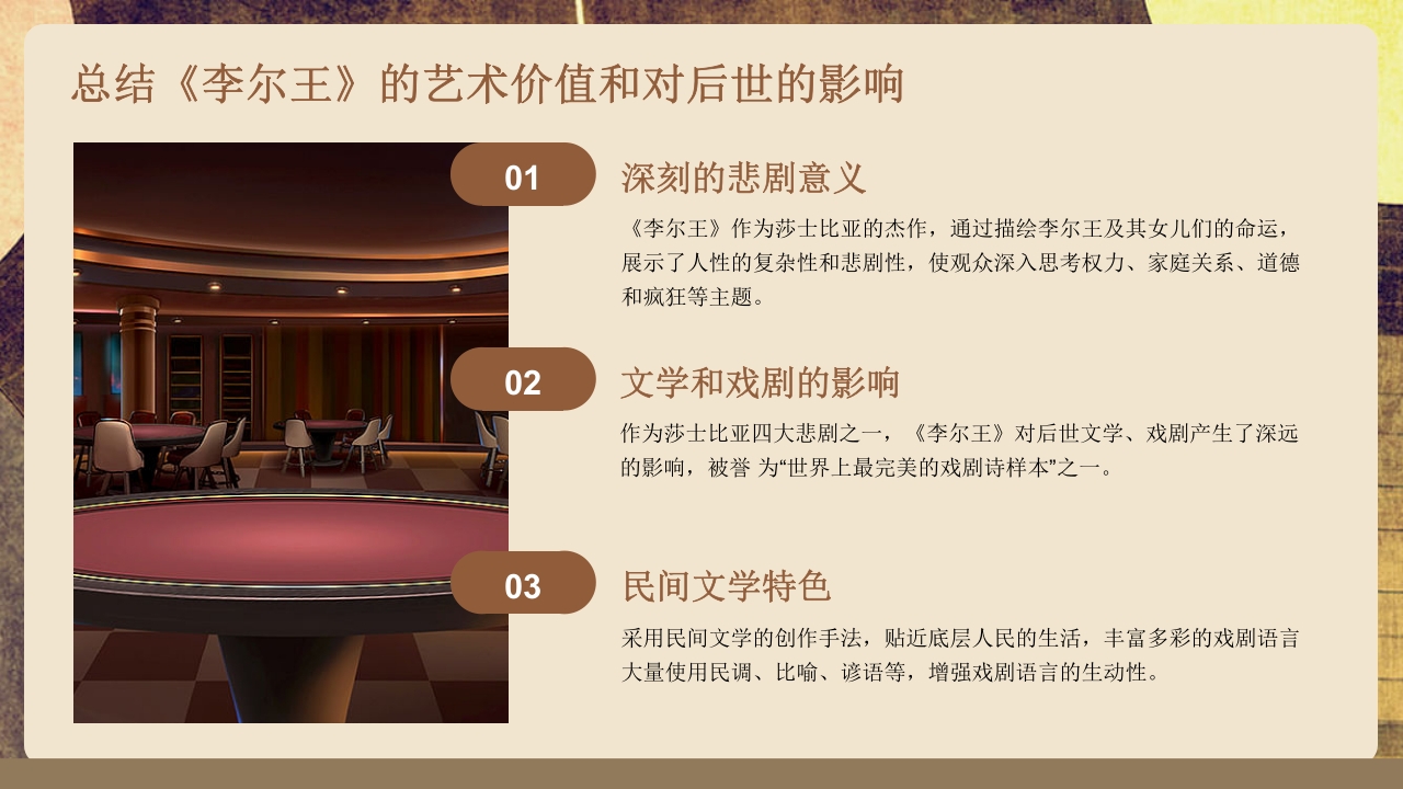 李尔王戏剧鉴赏宣传西方戏剧PPT课件26